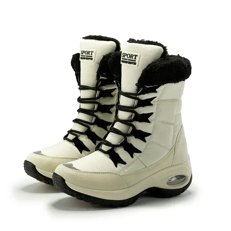 Women Boots High Quality Warm Snow Boots - 3