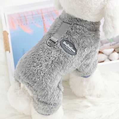 Winter Jumpsuit for Dogs - gray