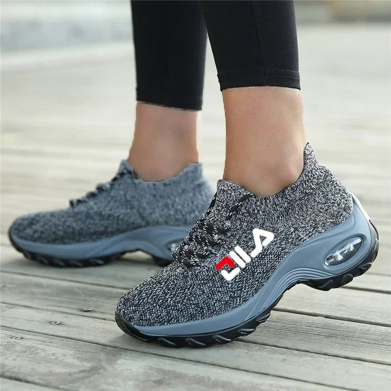 Women Tennis Shoes Breathable. -gray 1