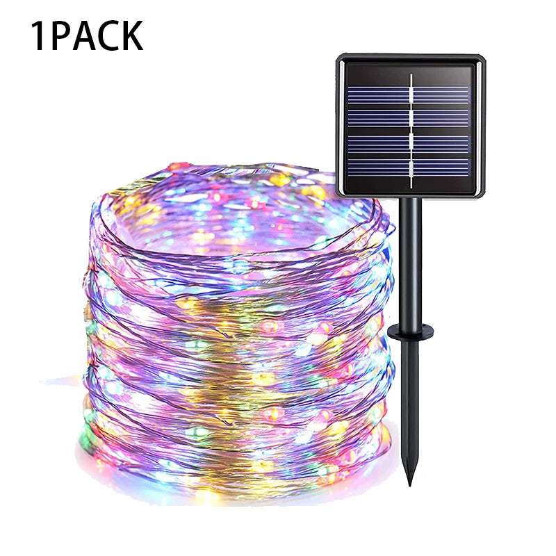Extra-Long Solar String Lights Outdoor - 8