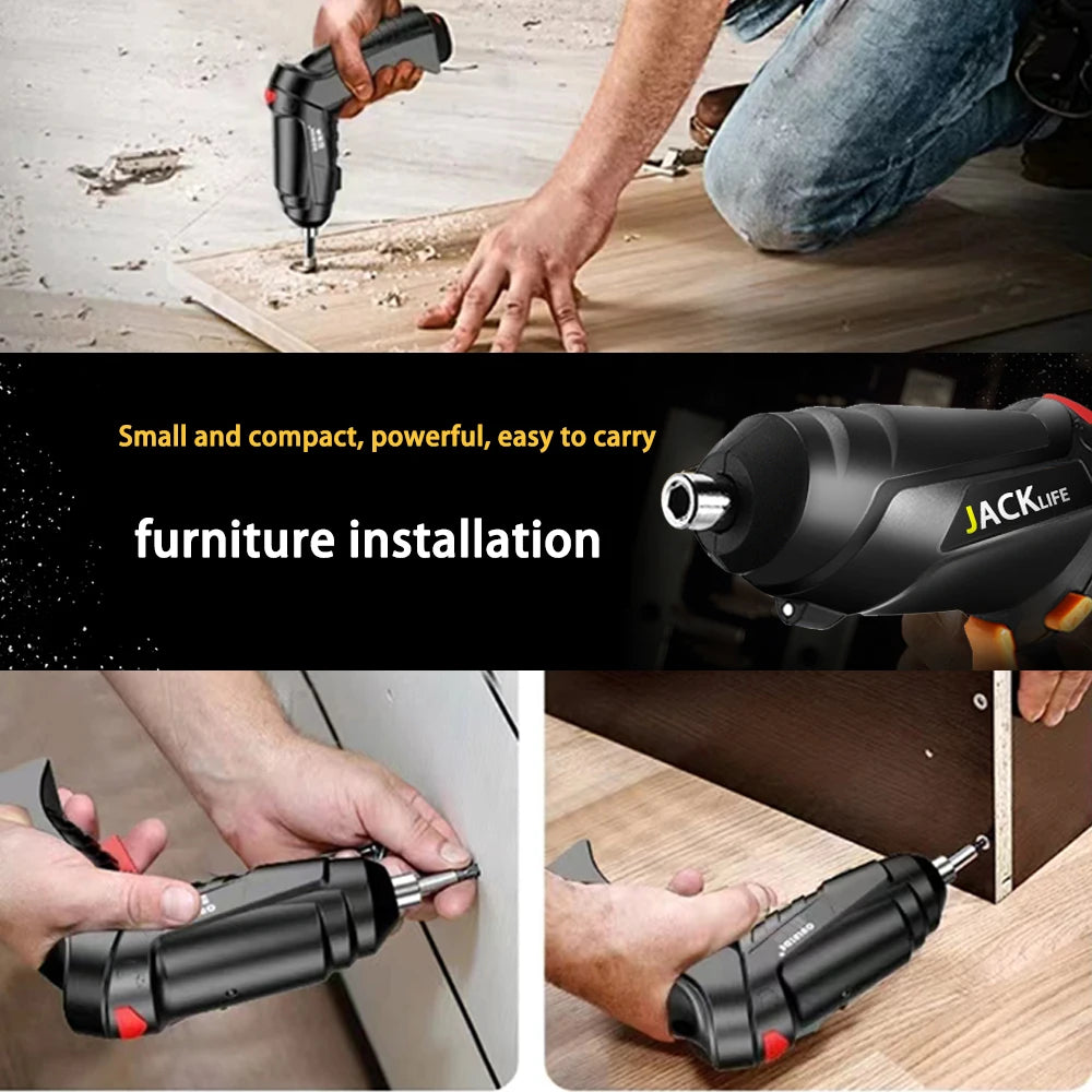 Wireless Electric Screwdriver and drill Battery Rechargeable