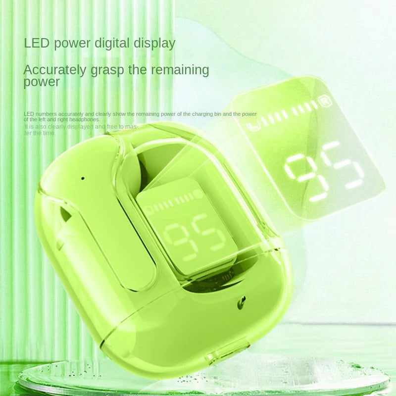 Wireless Bluetooth Earbud Noise Canceling - Green