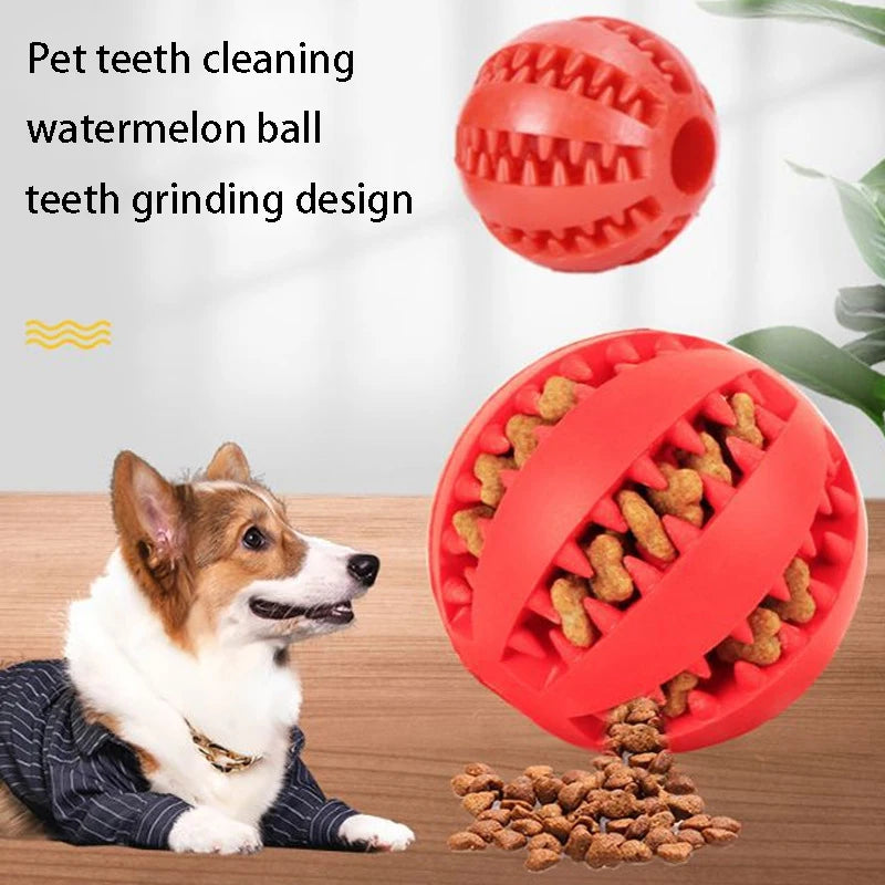 Dog Chew Tooth Cleaning Treat. - red