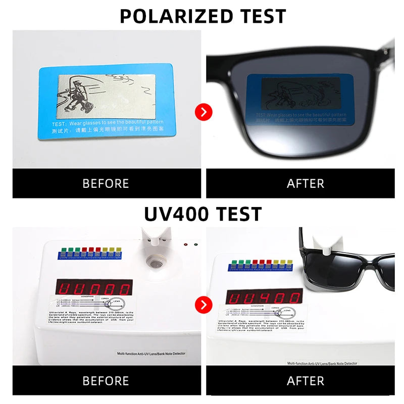 Classic Polarized Sunglasses Men Fashion Anti Glare Driving Shades UV400
