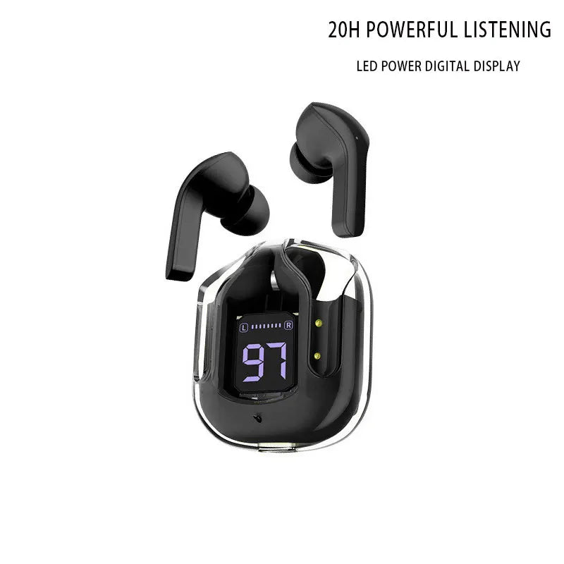 Wireless Bluetooth Earbud Noise Canceling - black -2