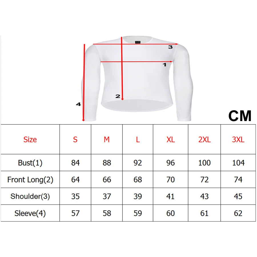 Set of two Rsantce 2024 men’s summer cycling undershirts designed with breathable mesh fabric long sleeves