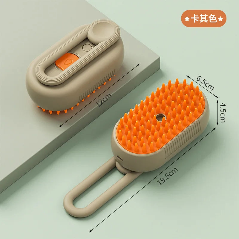 3 in 1 Electric Spray Pets Brush - measurements