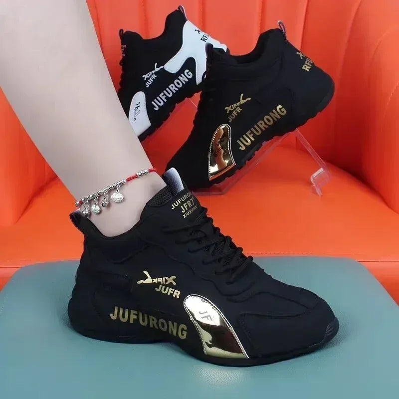 Sneakers for Women. - gold 2