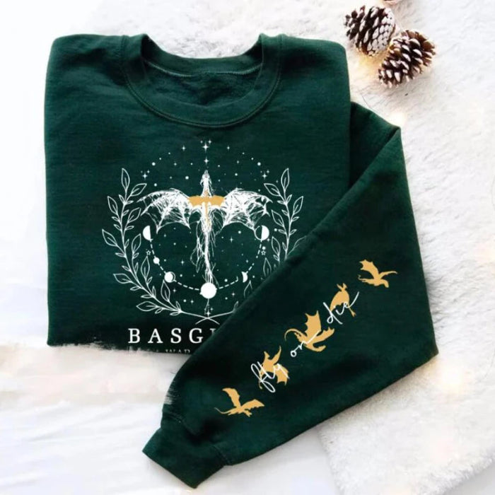 Fourth Wing Sweatshirt Women - green