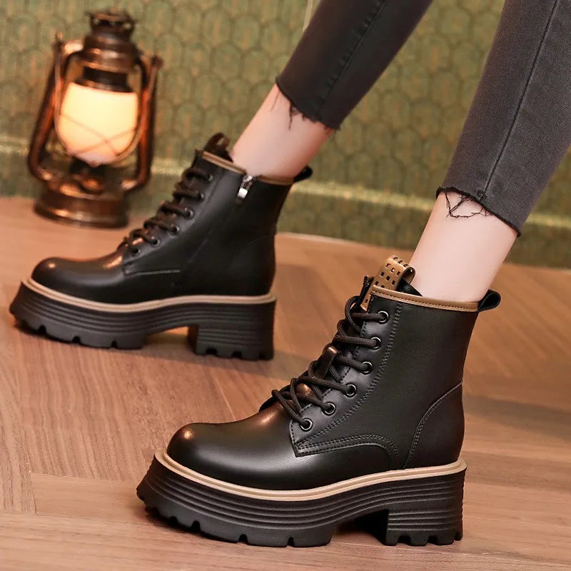 Women Shoes Boots Ankle New British - 5