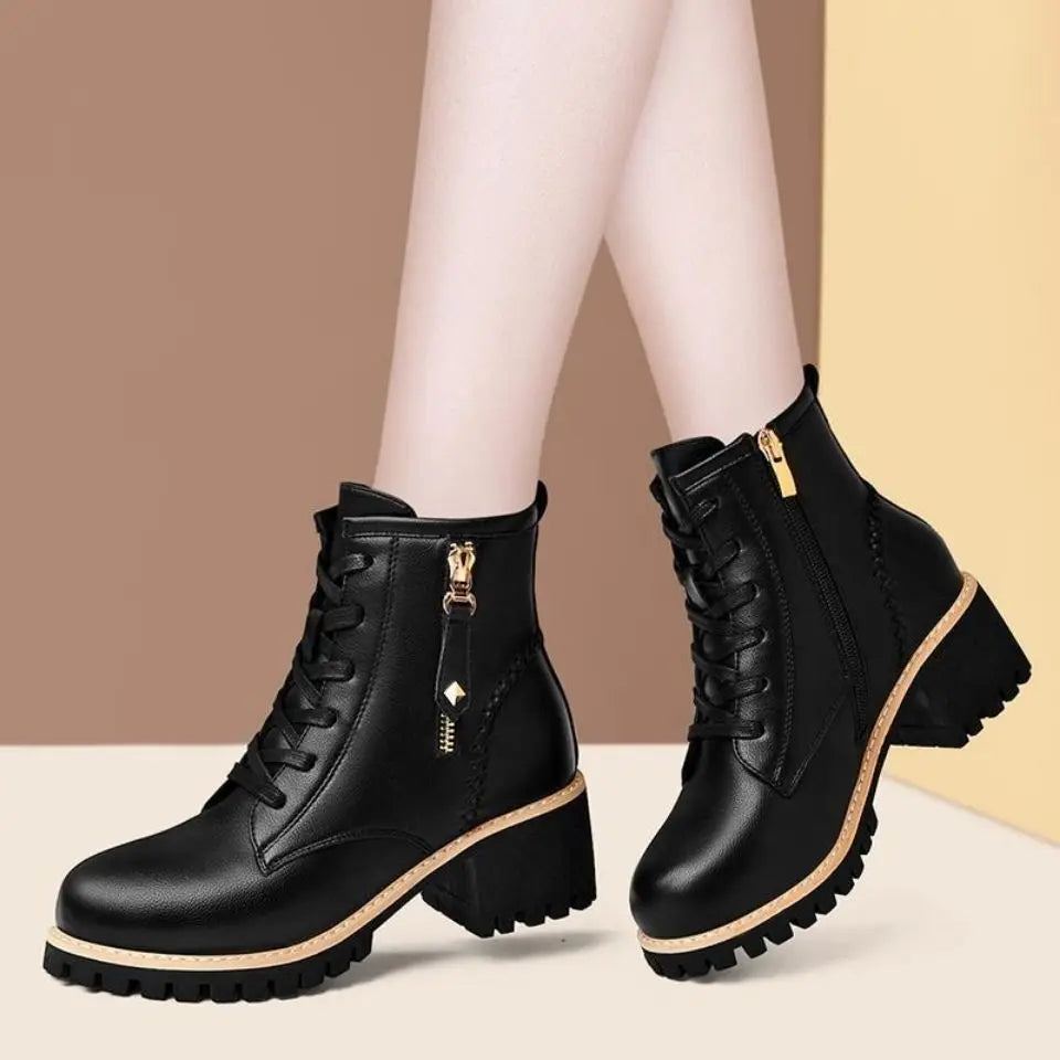 Women Shoes Boots Ankle New British - 1