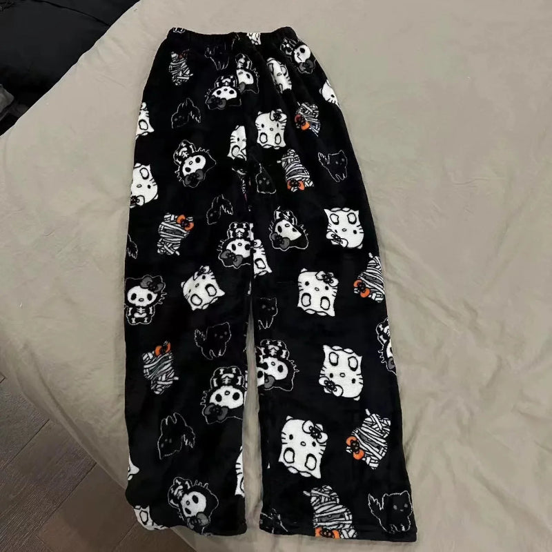 Hello Kitty Pajama Pants – Cute Anime Loungewear