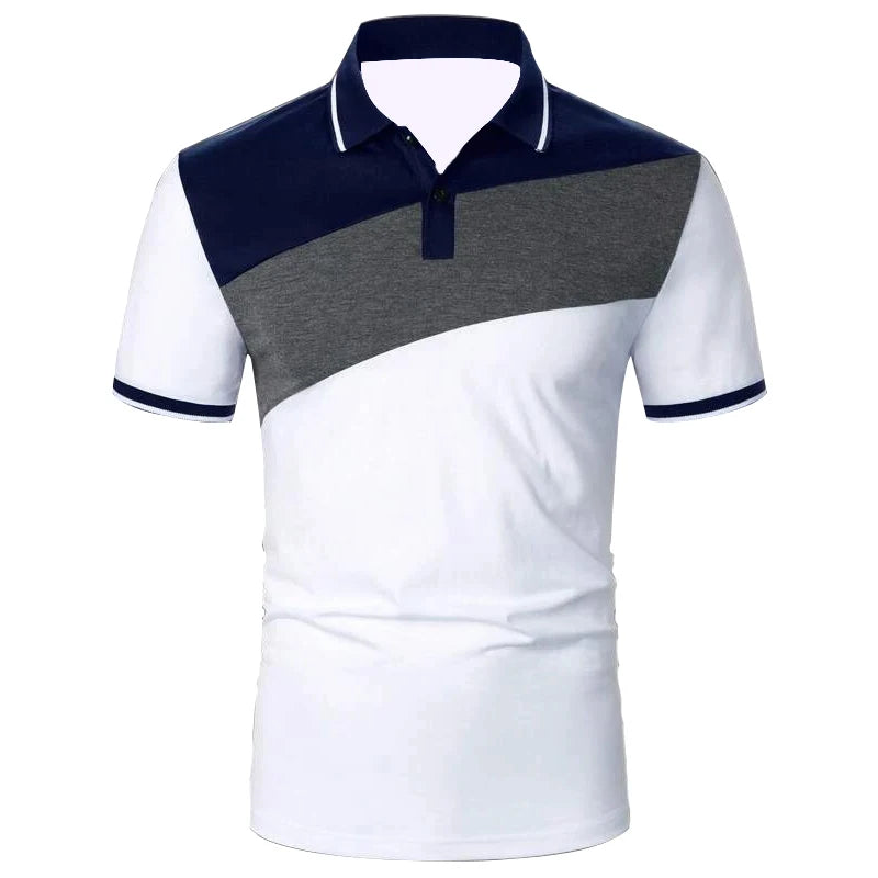 Men’s Color-Block Polo Shirt - 5