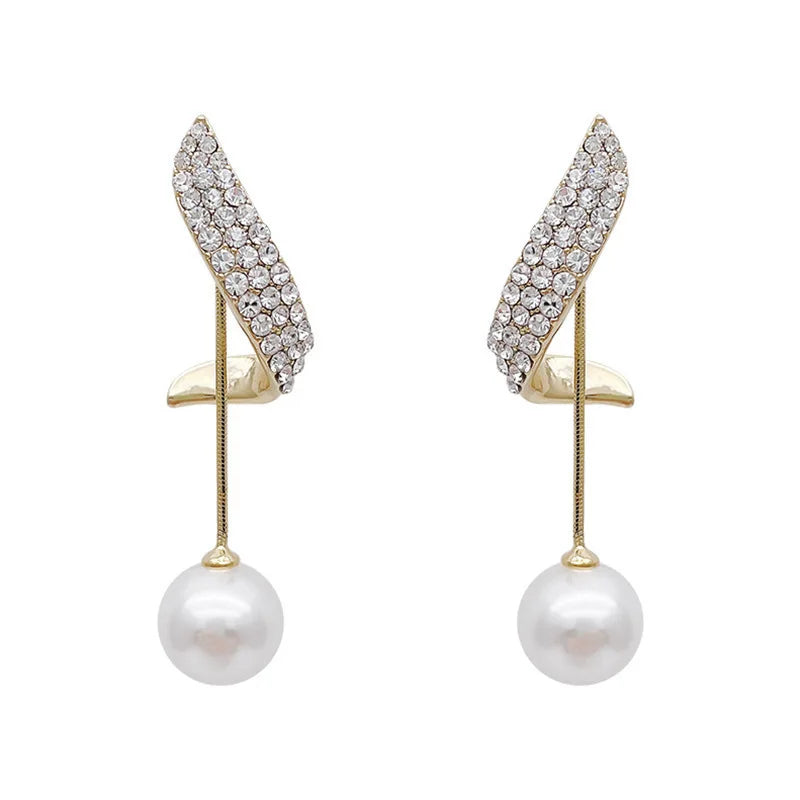Pearl Dangle Earrings For Women - 5