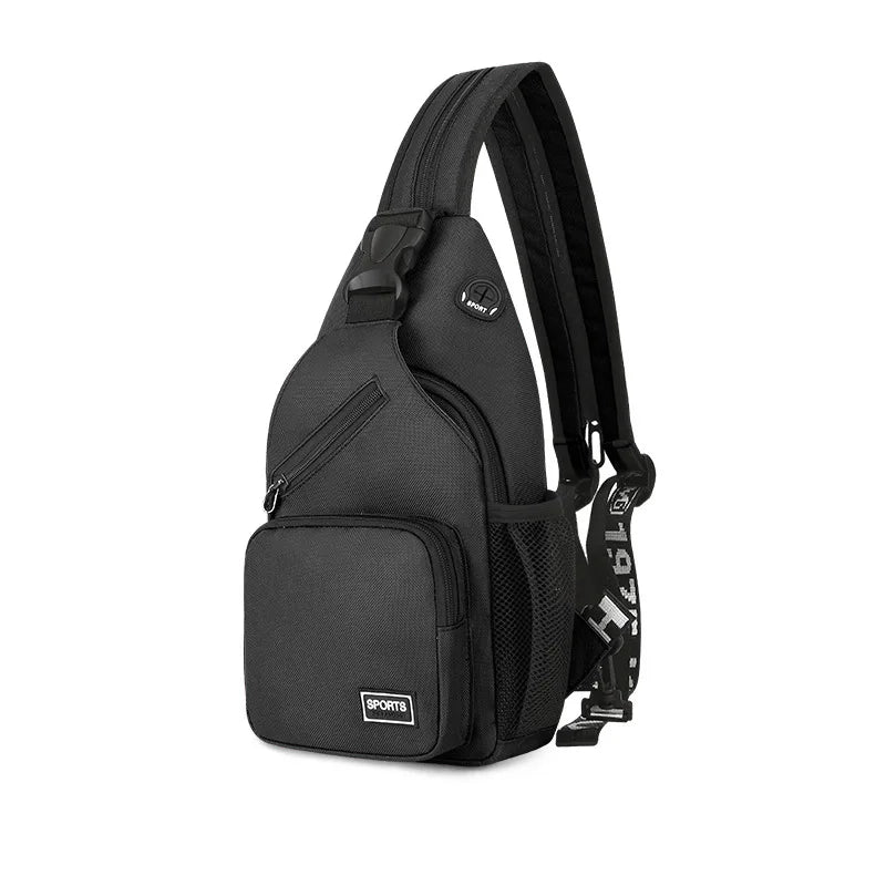Women Small Backpack Casual Girls Chest Bag with Earphone Hole Travel Backpack Multi-Functional Rucksacks