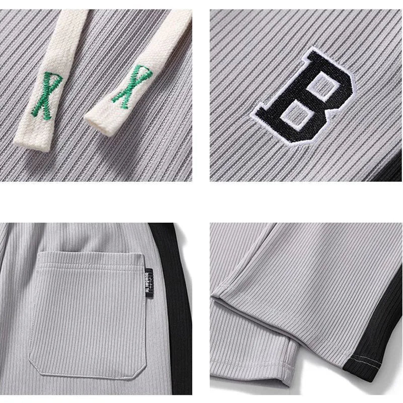 Fashion Men Oversize Sweatpants - logo