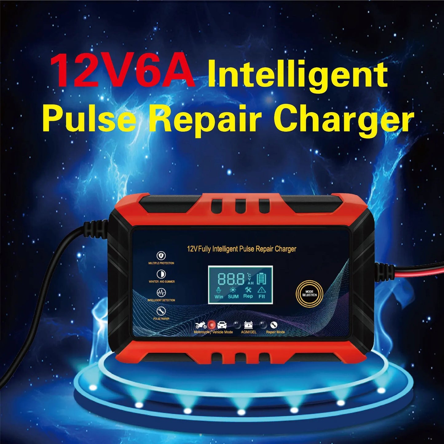 Car Battery Charger 12V Intelligent - 2
