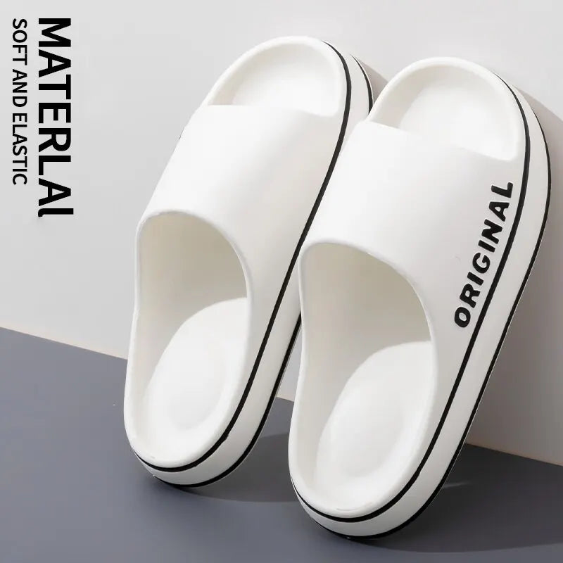 Feslishoet Summer Cool Women Men Slippers -soft and elastic