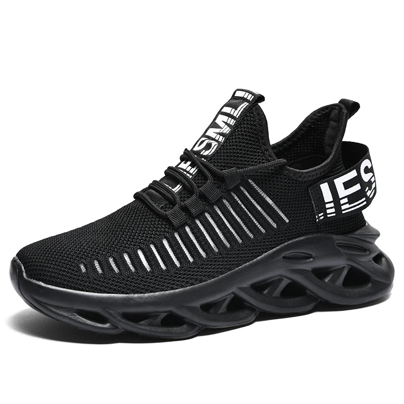 Men and women’s breathable mesh running sneakers – casual tennis sports shoes blank 7