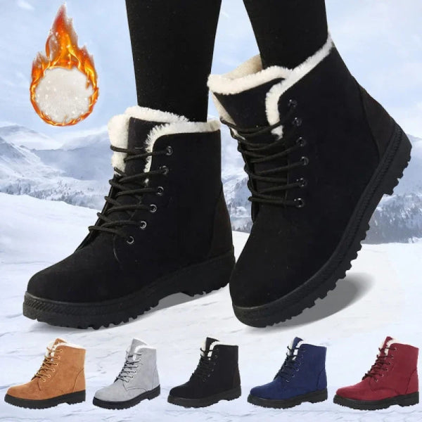 Winter Boots Ladies Snow Boots Lace Up  all colors