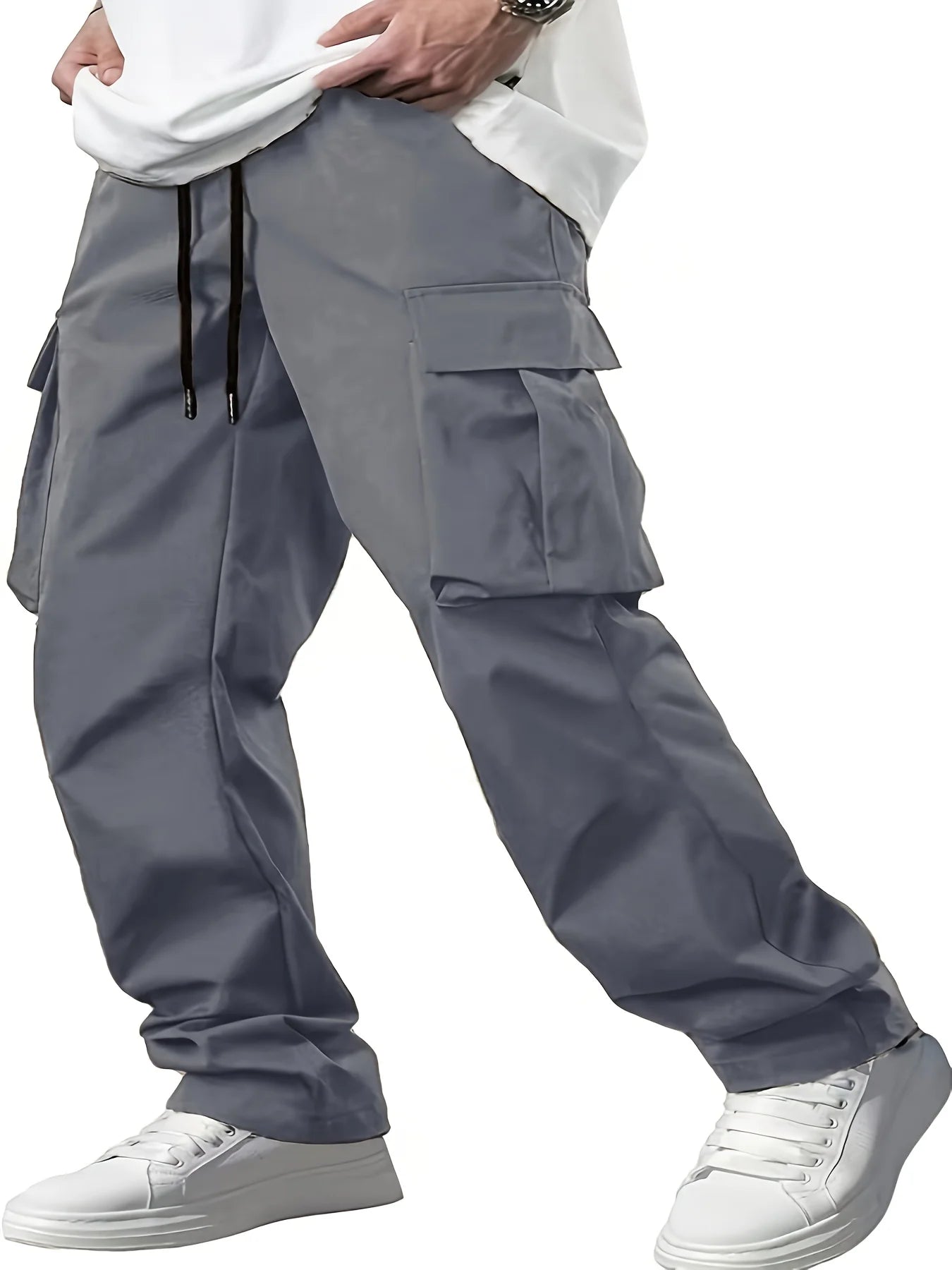 Men’s Casual Workwear Pants - dark gray