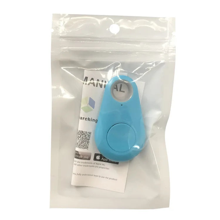 Mini GPS Mobile Bluetooth 5.0 Tracker Anti-Lost Device for Pets Kids Bags Wallet blue