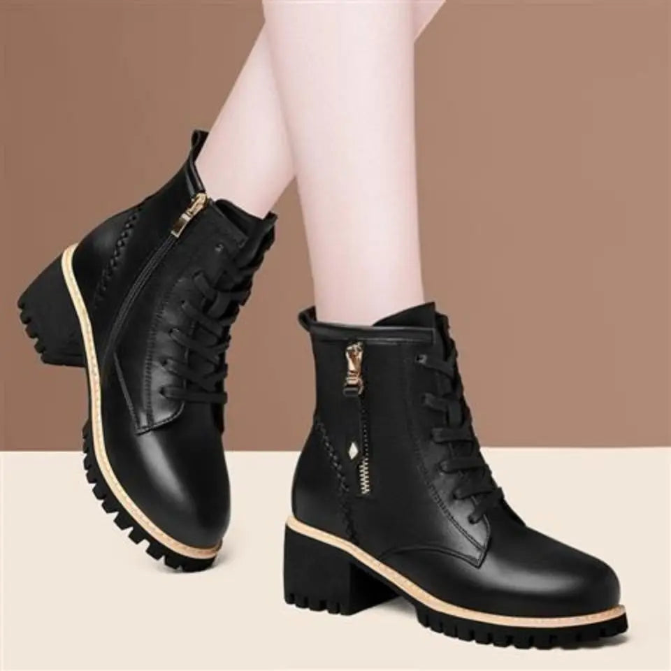 Women Shoes Boots Ankle New British - 3
