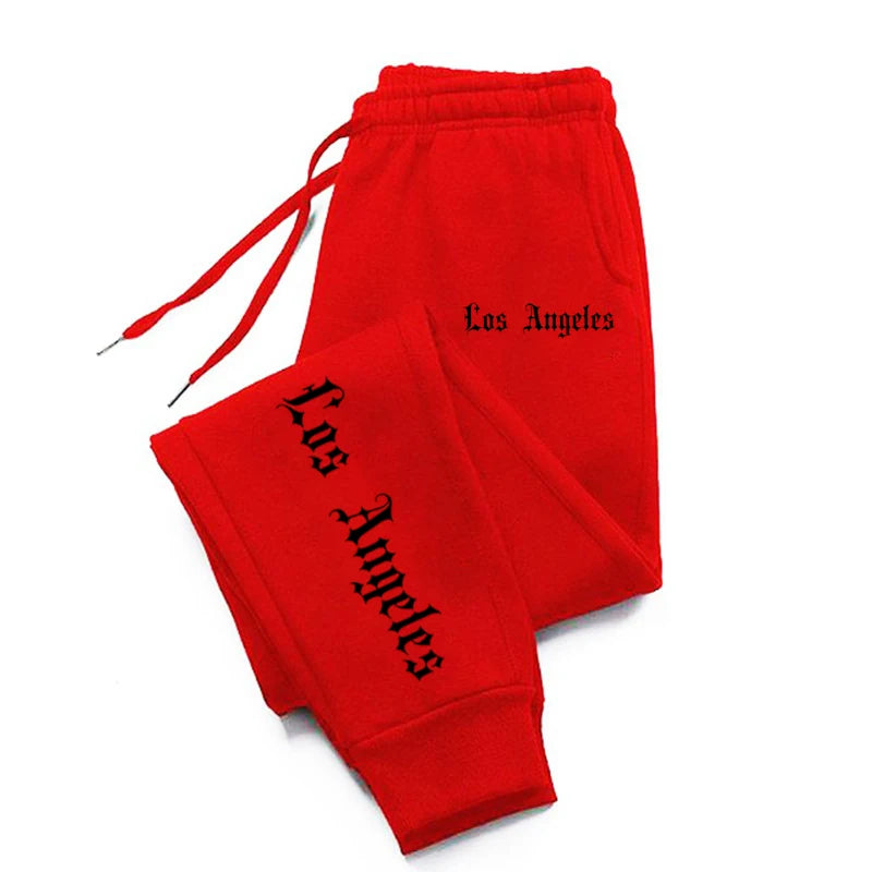 Women's Joggers for Running -red black
