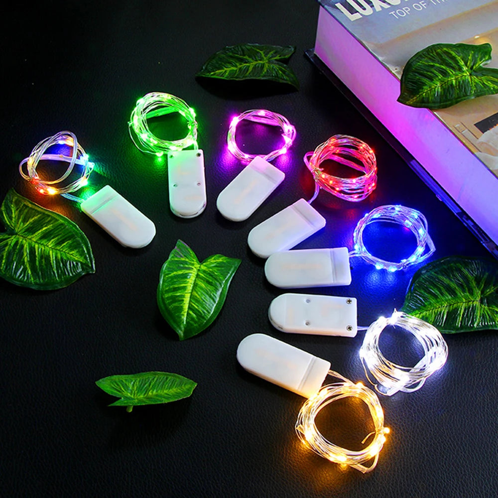 Copper Wire LED Fairy Lights Mini Garland 1m 2m