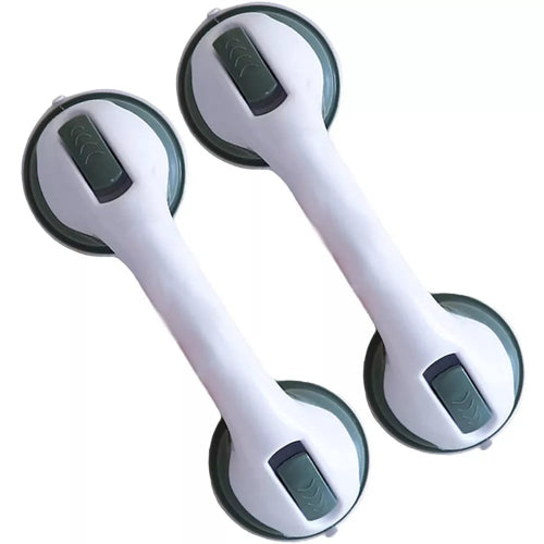 Bathroom shower grab bars with ultra-grip dual locking suction cups for anti-slip safety and support-1