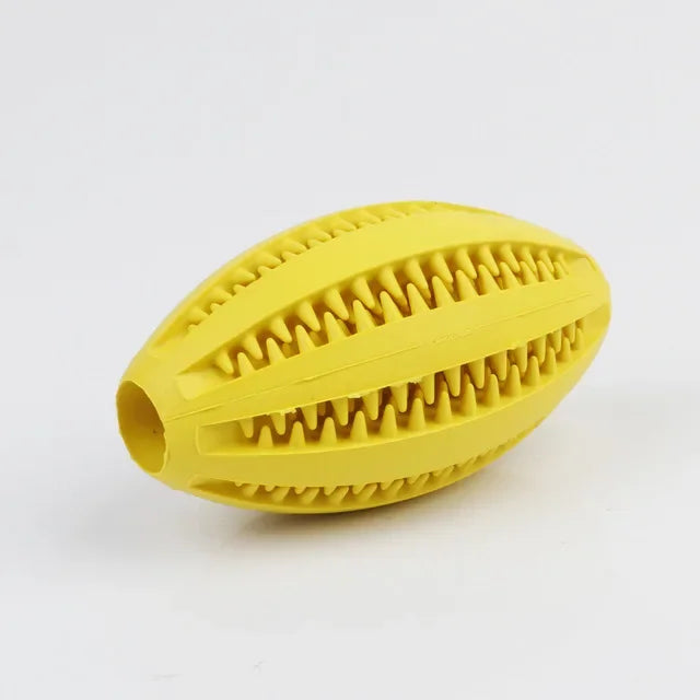 Dog Chew Toys Snack Ball - yellow