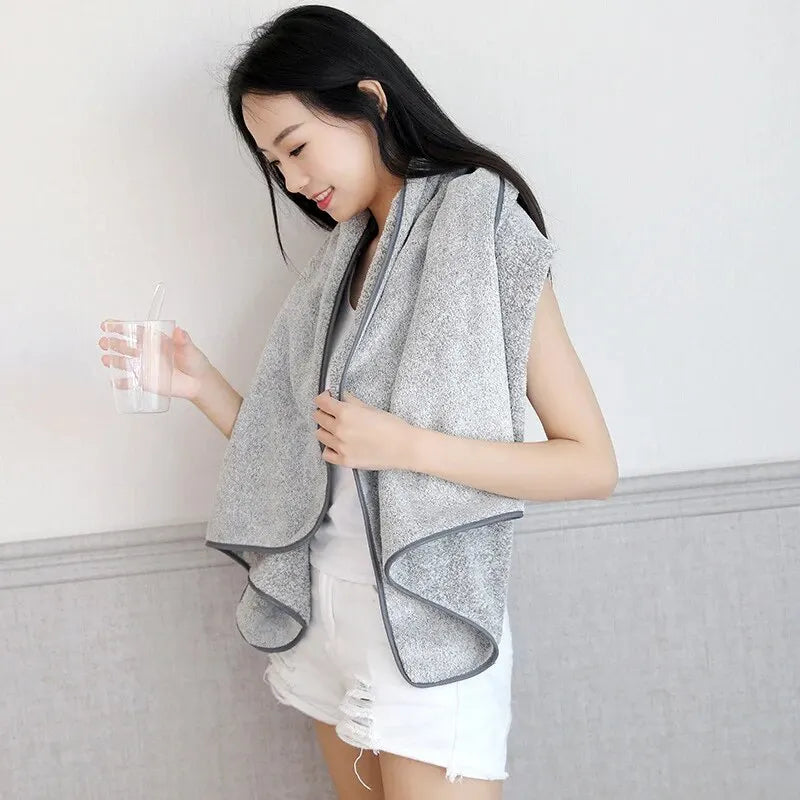 The Body Microfiber Towel. -  soft