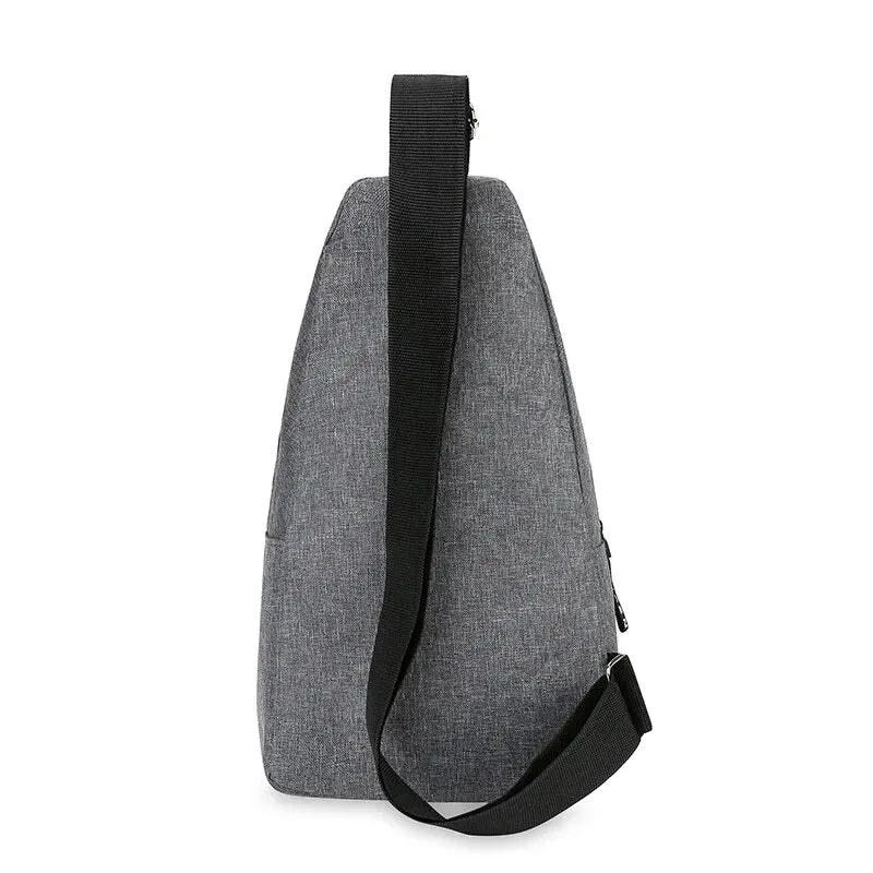 Men's One Shoulder Crossbody Bag - gray2