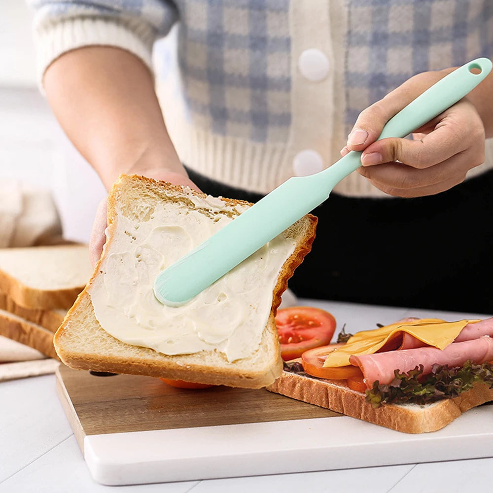 Small all-in-one Macarone Silicone Long Spatula - 2