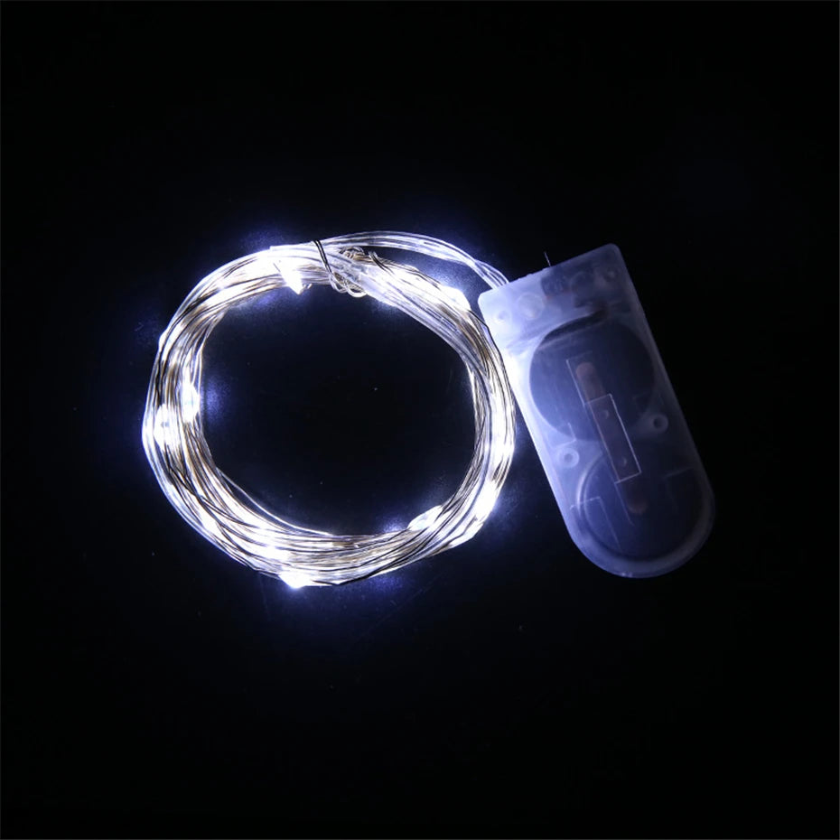 Copper Wire LED Fairy Lights Mini Garland 1m 2m