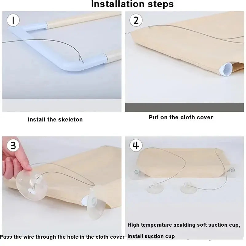 Cat Sunny Window Seat - installation steps