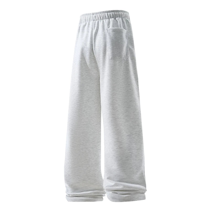 Gray sweatpants on a white background