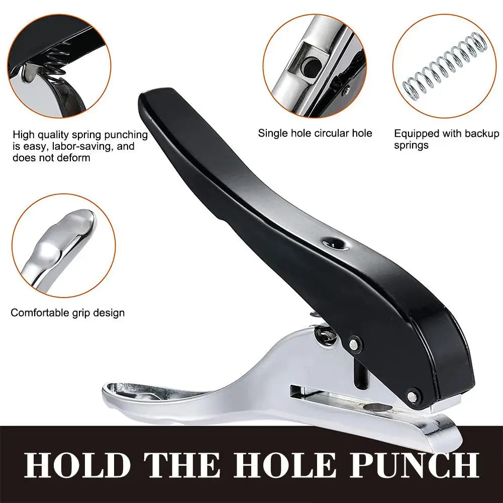 Manual Edge Band Puncher Plier 8/10mm Hole Card Punching Tool For Plastic Sheet Paper PVC ABS