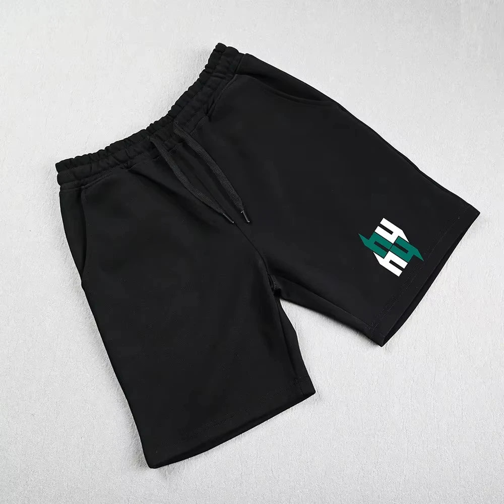 Moto men’s summer cotton shorts, sweat-absorbing loose comfortable running casual fashion brand Yelir World shorts 1