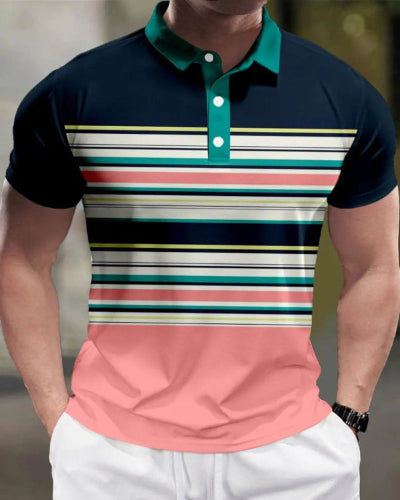 Men's Business Casual Polo Shirt -01