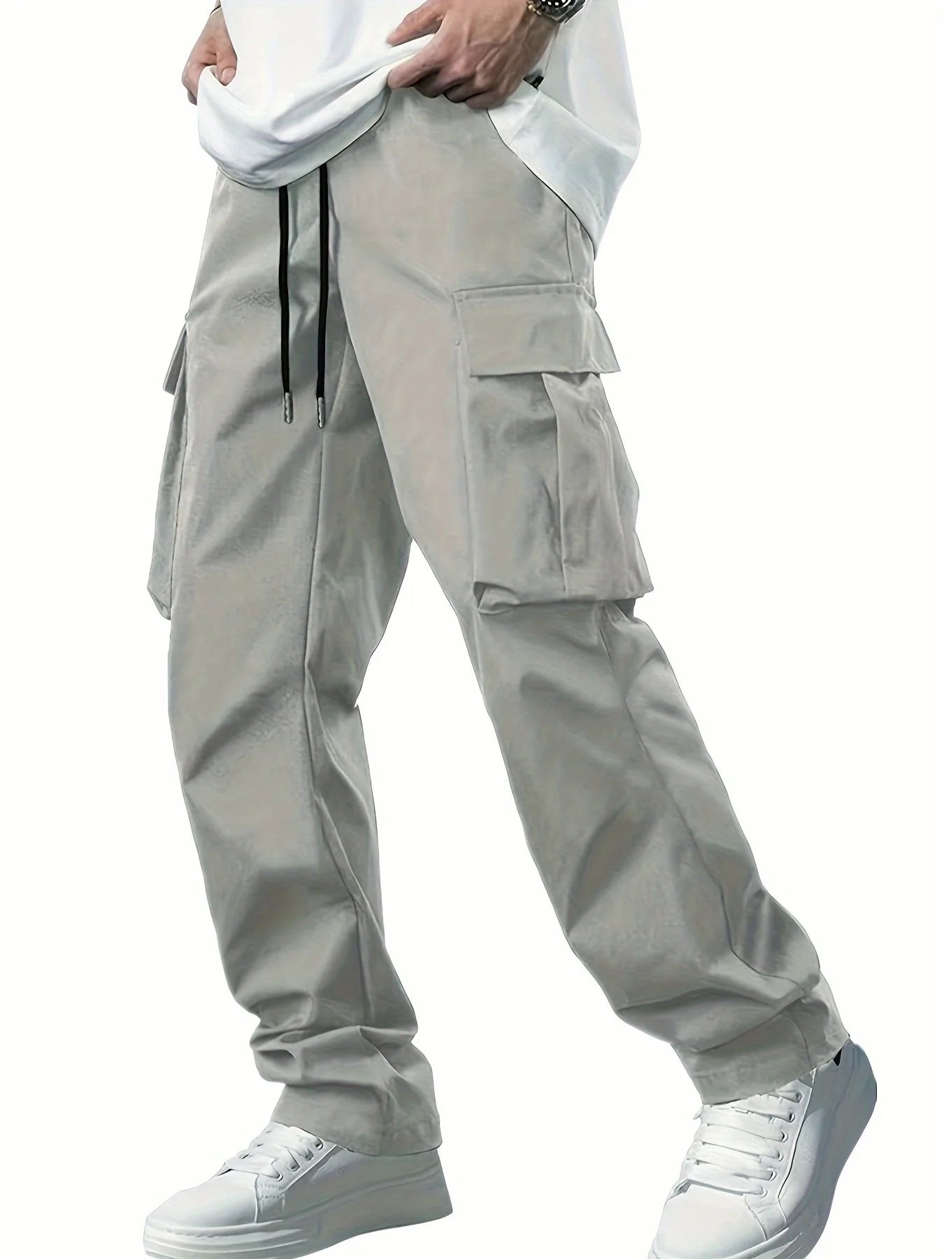 Men’s Casual Workwear Pants - light gray