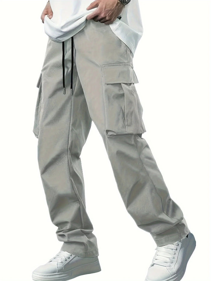 Men’s Casual Workwear Pants  - light gray