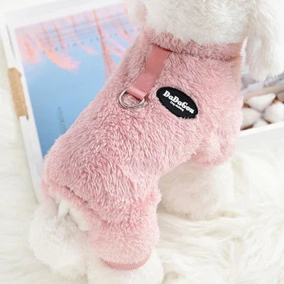 Winter Jumpsuit for Dogs - pink