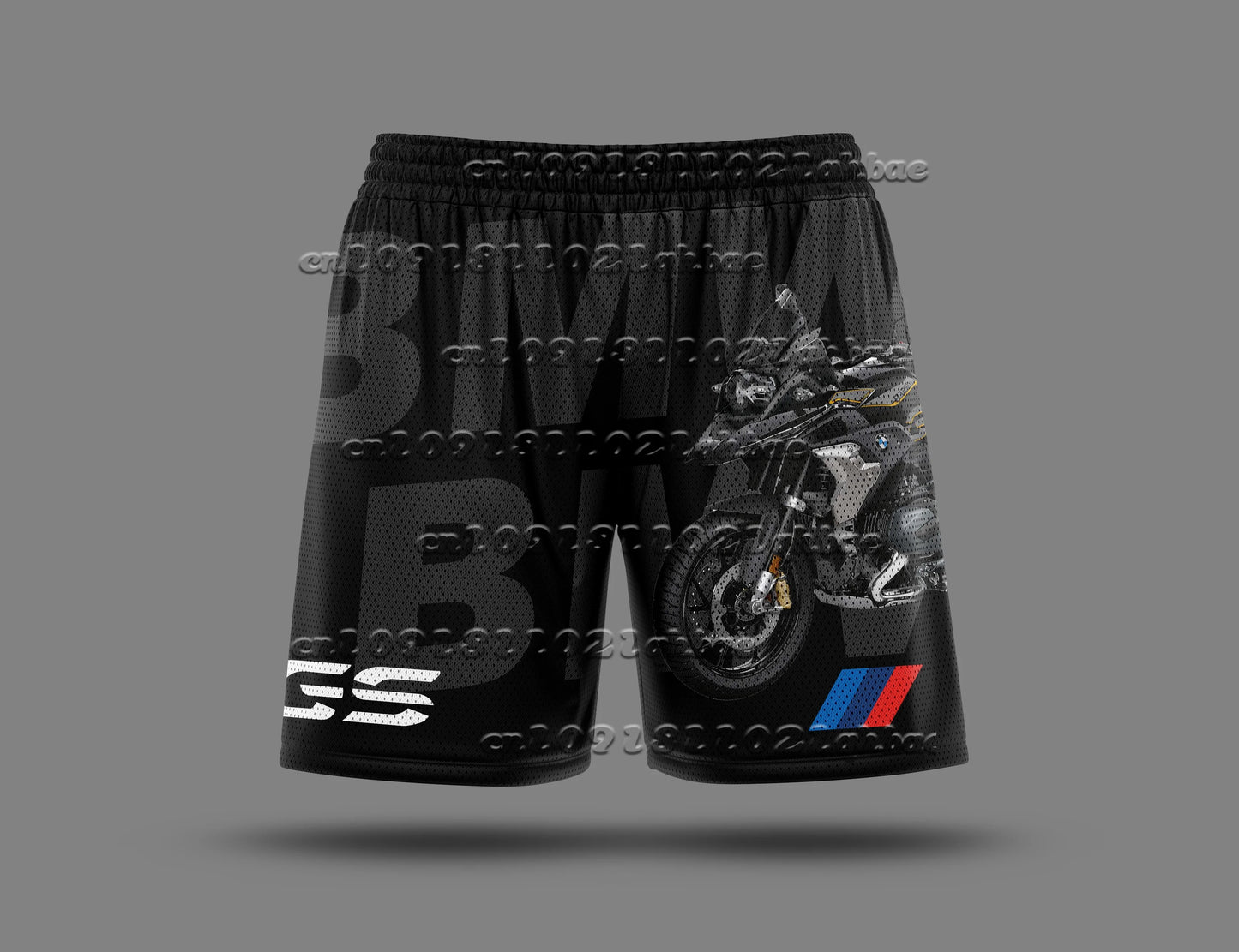 2025 MOTO GS new men’s and women’s motorcycle racing shorts off-road riding pants summer breathable quick-drying sports beach pants black