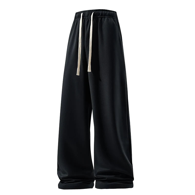 Men’s Wide-Leg Sweatpants – Autumn Streetwear