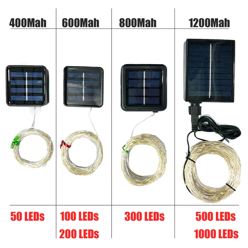 Extra-Long Solar String Lights Outdoor - 6