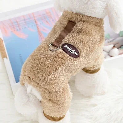 Winter Jumpsuit for Dogs - beige
