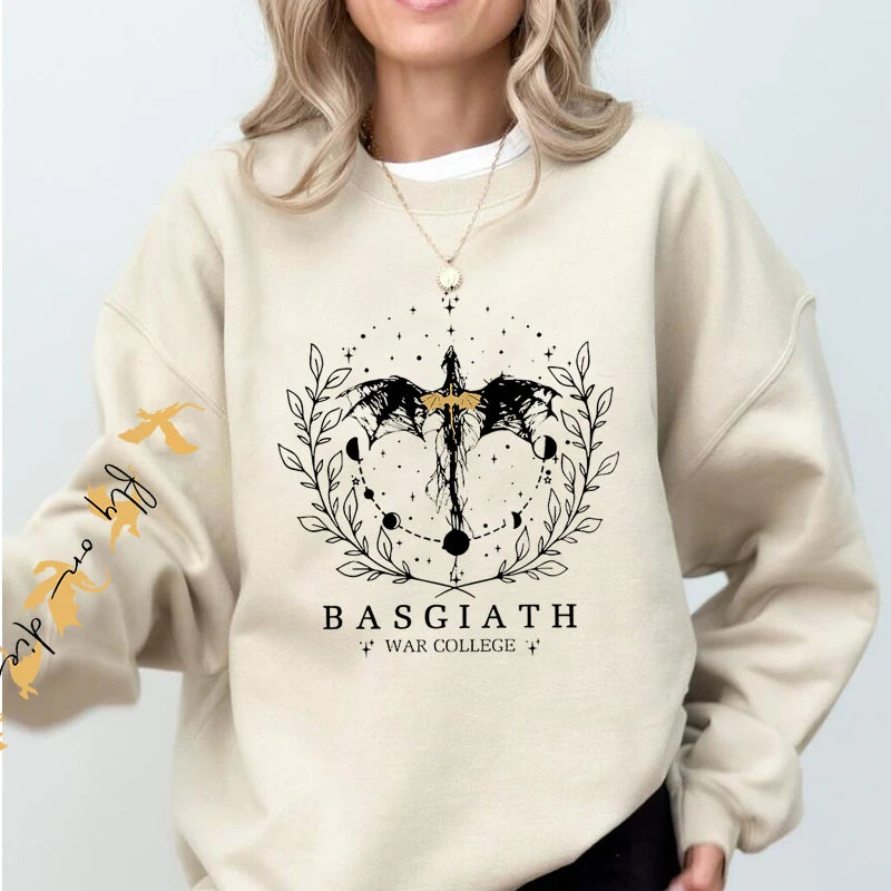 Fourth Wing Sweatshirt Women - beige