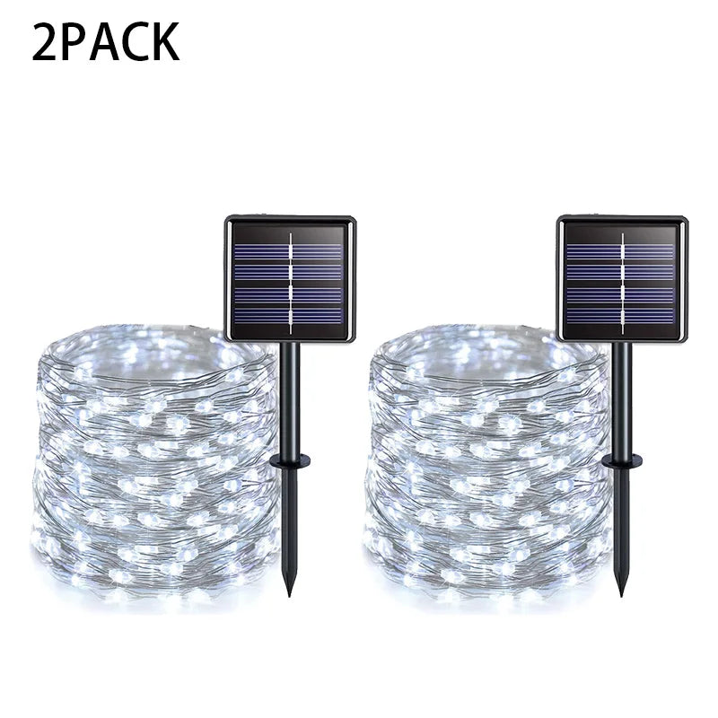 Extra-Long Solar String Lights Outdoor - 12