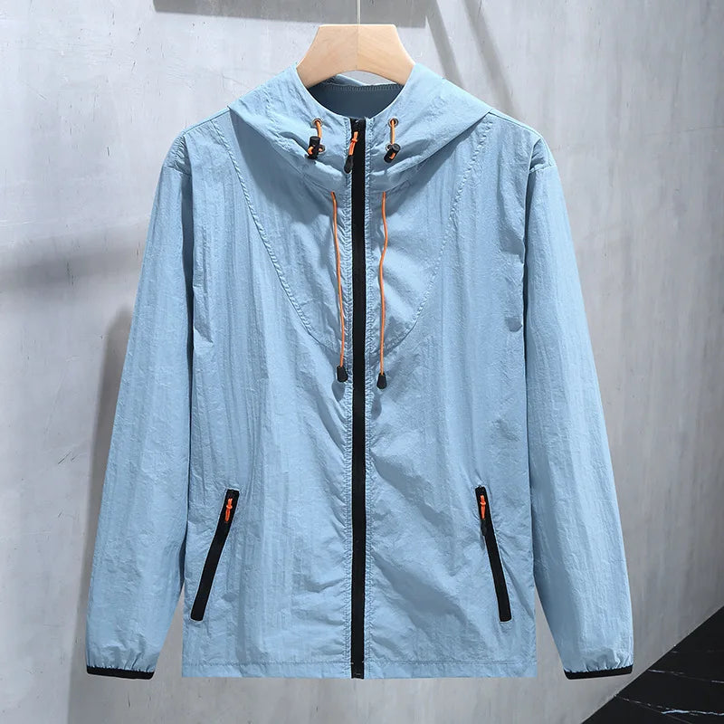 Thin Jacket Summer Outdoor - blue 3